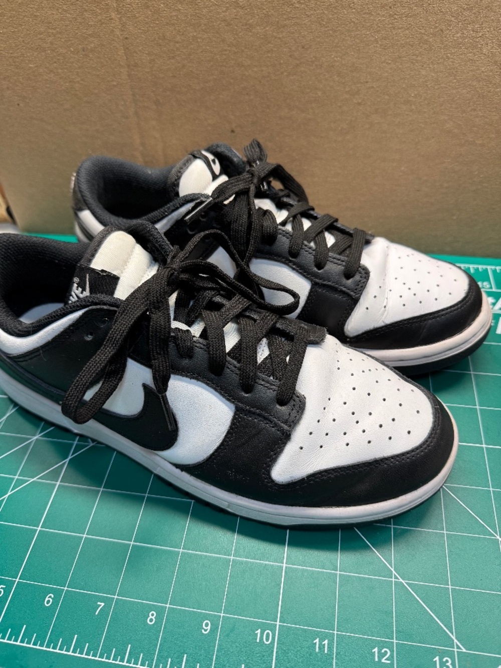 Nike Dunk Low Retro‎ White Black Panda DD1503-101  Womens 9